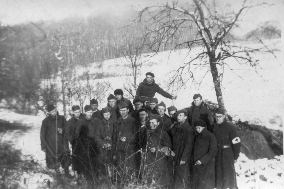 jeńcy wojenni Sinz 11 stycznia 1941