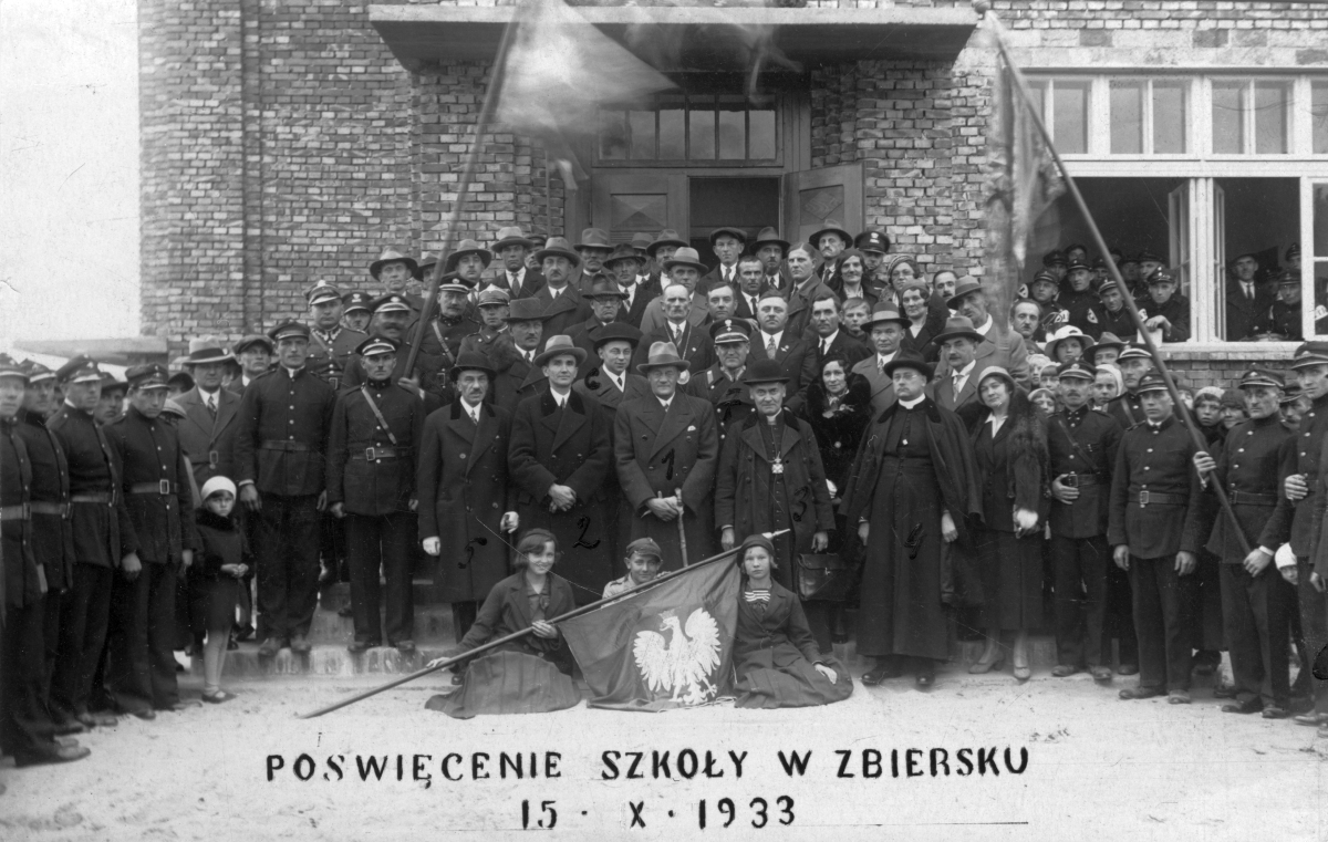 poświęcenie szkoły w Zbiersku1932