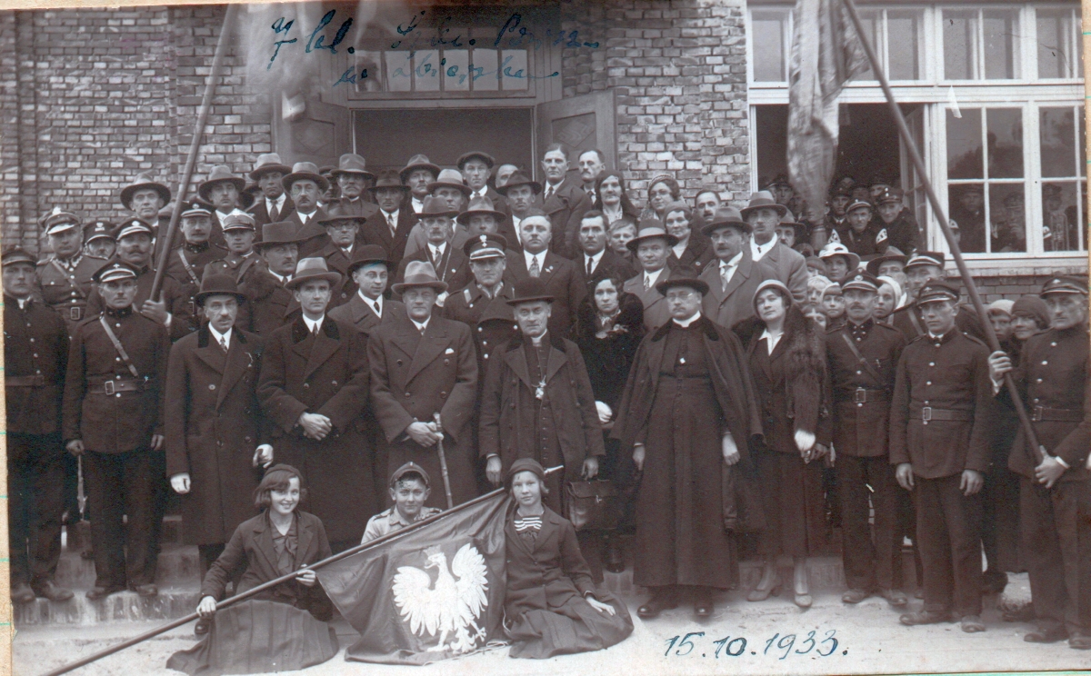Zbiersk poświęcenie szkoły 1933 